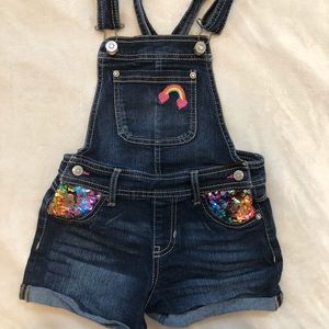 Rainbow overalls